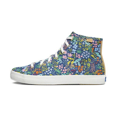(W) Keds Rifle Paper Co. Kickstart Hi 'Meadow Blue'