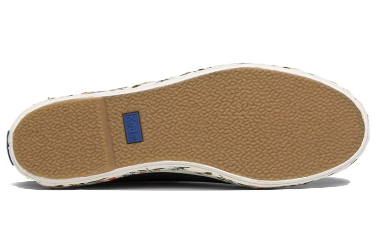 (W) Keds Rifle Paper Co. Triple Kick 'Strawberry Fields Embroidered Black' 圖 4