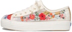 Buy (W) Keds Rifle Paper Co. x Triple Kick Sulaman Jala 'Floral Putih Merah Jambu' WF62675