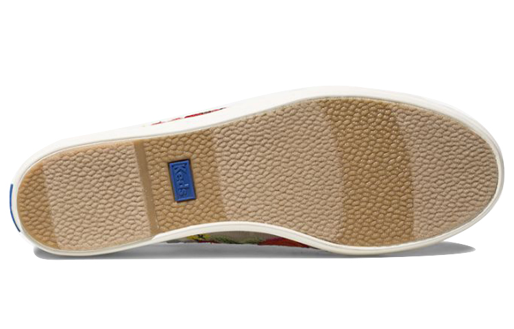 Shop (W) Keds Rifle Paper Co. x Triple Kick Malla Bordada 'Floral Rosa Blanco' WF62675