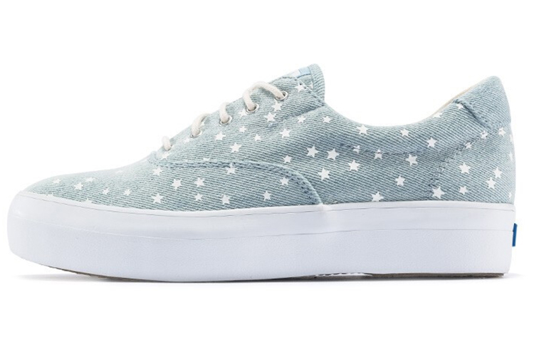 (W) Keds Rise Denim Star 'Blue White Platform'
