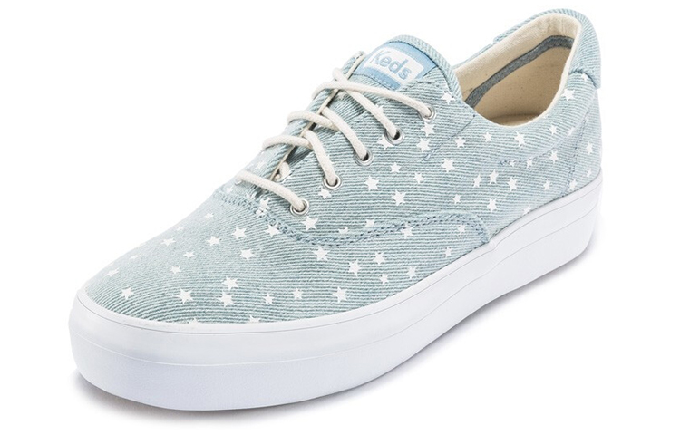 (W) Keds Rise Denim Star 'Blue White Platform' 圖 2