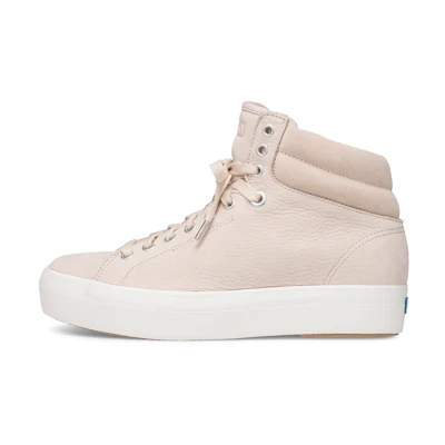 (W) Keds Rise Hi Nubuck 'Fashion Thick Sole Pink'
