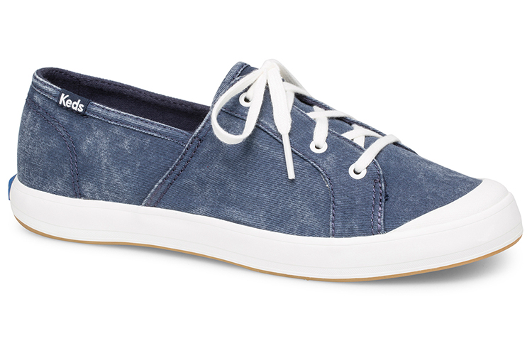 Order (W) Keds Sandy Washed Twill 'Biru Kasual Vintage' WF60318