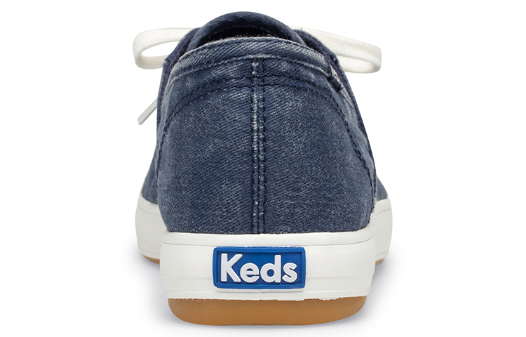 Shop (W) Keds Sandy Washed Twill 'Biru Kasual Vintage' WF60318