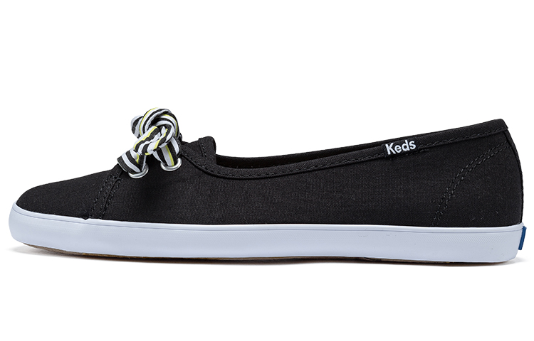(Women) Keds Seaside Slip-On 'Black Oversized Bow' WF65890