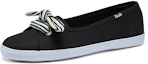 Order (Women) Keds Seaside Slip-On 'Black Oversized Bow' WF65890