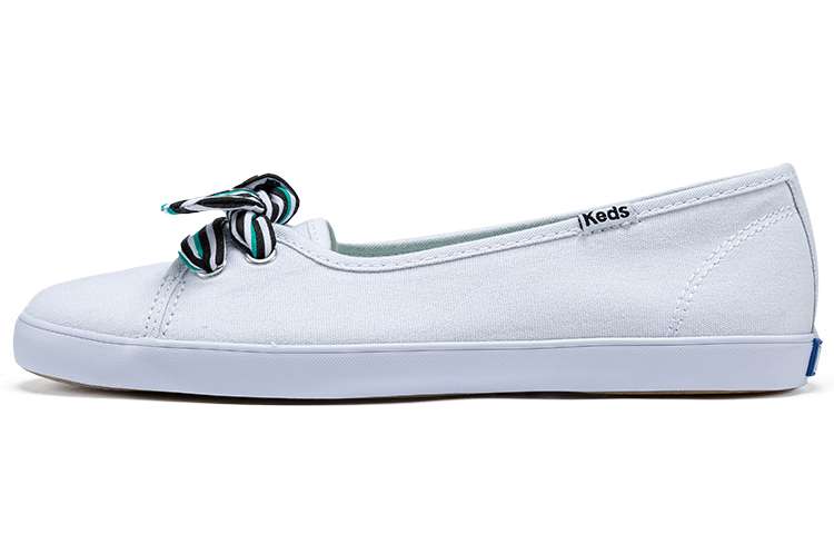 (Women) Keds Seaside Slip-On 'White Big Bow' WF65892