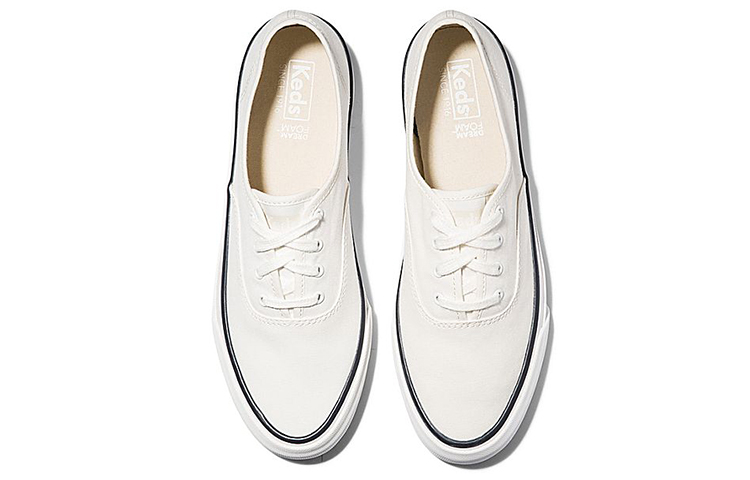 Order (W) Keds 白色帆布滑板鞋 WF62734