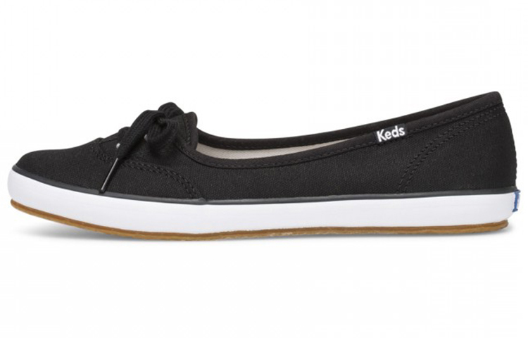 Buy (W) Keds Teacup Twill ''Schwarzer Slip-On'' WF60309