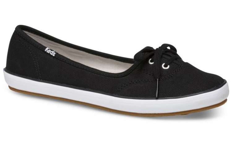 Order (W) Keds Teacup Twill ''Schwarzer Slip-On'' WF60309