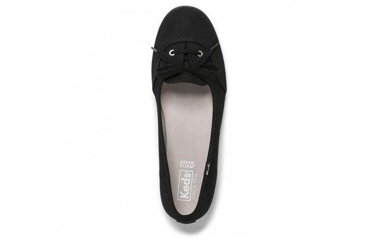 Lookbook (W) Keds Teacup Twill ''Schwarzer Slip-On'' WF60309