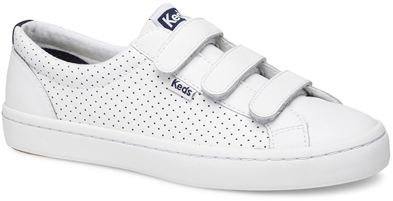 (Women) Keds Tiebreak Perf Leather 'White' WH60067 Order (Women) Keds Tiebreak Perf Leather 'White' WH60067