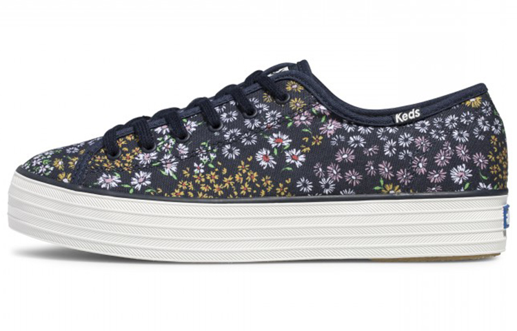 (W) Keds Tpl Kick 'Floral Blue'