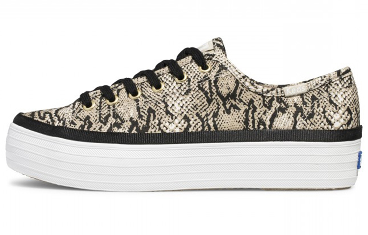 (W) Keds Tpl Kick Canvas 'Black White Snake'