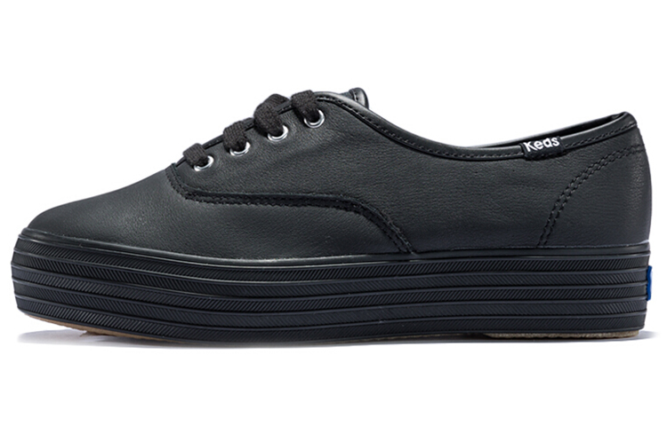 (W) Keds Triple 'Black Fuzzy'