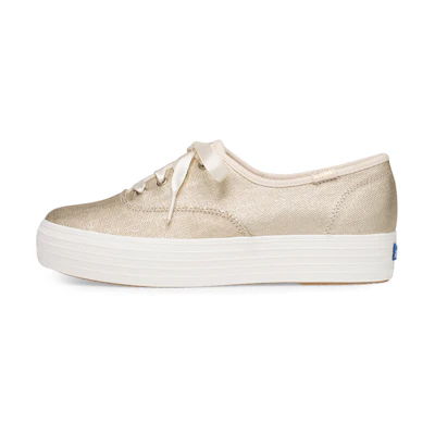 (W) Keds Triple 'Matte Brushed Metallic Gold'