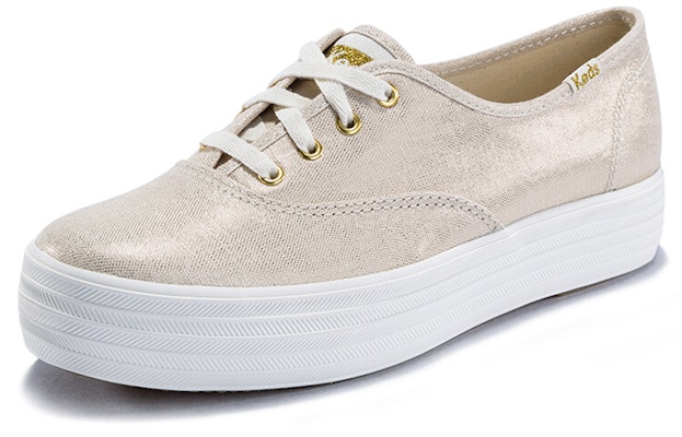 (W) 케즈 트리플 '메탈릭 골드 캔버스' (Keds Triple '메탈릭 골드') WF58036 Order (W) 케즈 트리플 '메탈릭 골드 캔버스' (Keds Triple '메탈릭 골드') WF58036