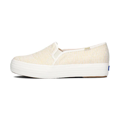 (W) Keds Triple Deck Slip-On 'Yellow Stripe'