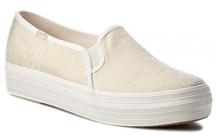 (W) Keds Triple Deck Slip-On 'Yellow Stripe' 圖 4