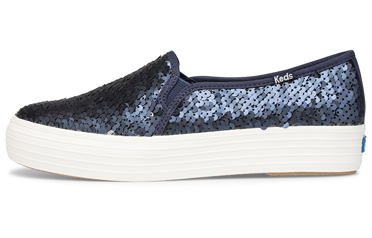 (Women) Keds Triple Decker 'Blue Slip-On' WF60407