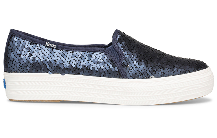 Order (W) Keds Triple Decker 蓝色一脚蹬鞋 WF60407