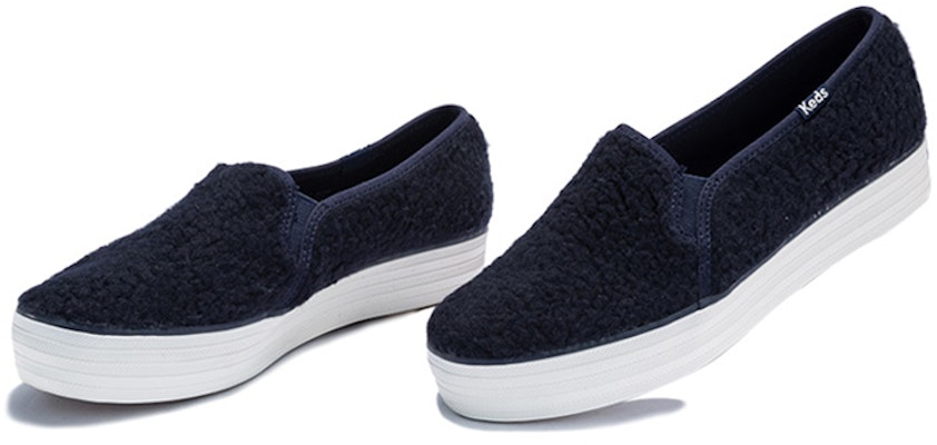 (Women) Keds Triple Decker 'Deep Blue Slip-On' WF58492 Order (Women) Keds Triple Decker 'Deep Blue Slip-On' WF58492