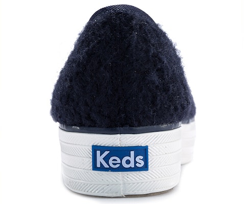 (Women) Keds Triple Decker 'Deep Blue Slip-On' WF58492 Shop (Women) Keds Triple Decker 'Deep Blue Slip-On' WF58492
