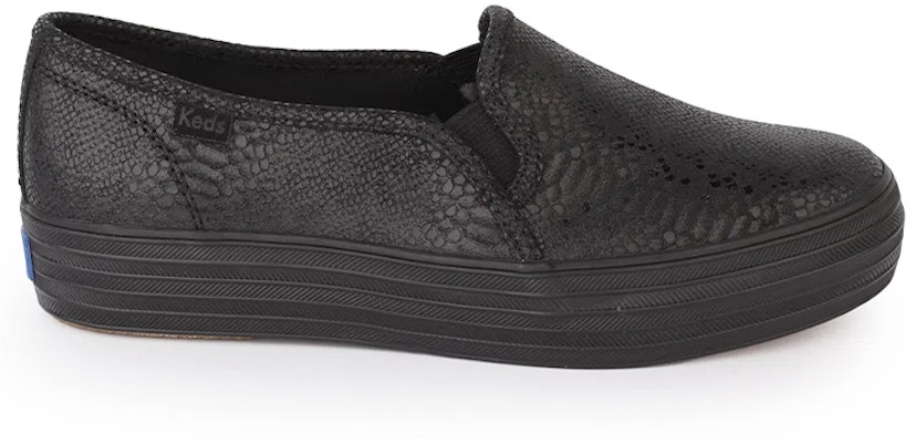 (W) Keds Triple Decker Exotic Slip-On 'Hitam' WH55780 Order (W) Keds Triple Decker Exotic Slip-On 'Hitam' WH55780