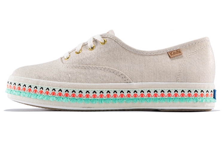 (Women) Keds Triple Hula Foxing 'Grey Yellow' WF58159