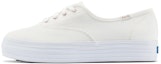 Buy (Women) Keds Triple Iridescent 'White Platform Canvas' WF59457