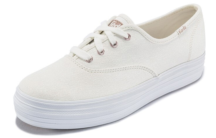 Order (W) Keds Triple Iridescent 'Platform Kanvas Putih' WF59457