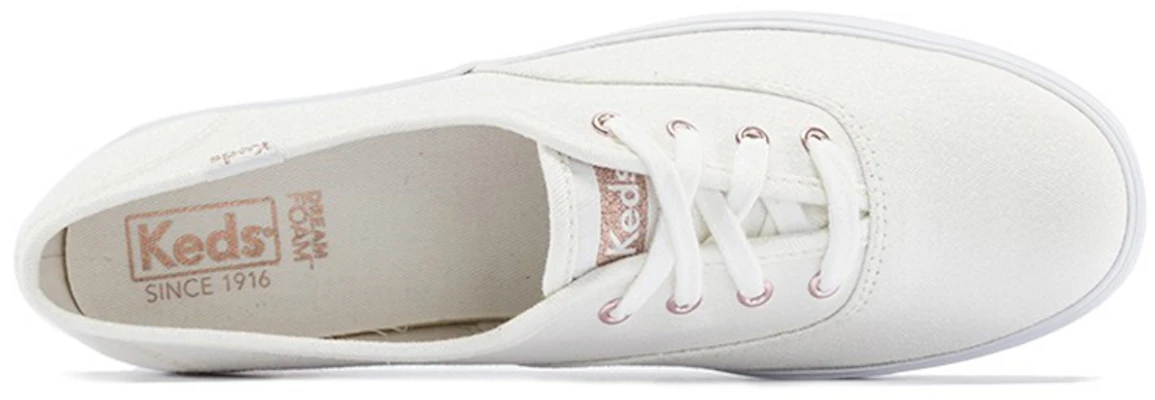 (W) Keds Triple Iridescent 'Platform Kanvas Putih' WF59457 Lookbook (W) Keds Triple Iridescent 'Platform Kanvas Putih' WF59457