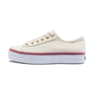 (W) Keds Triple Kick 'Beige Canvas'