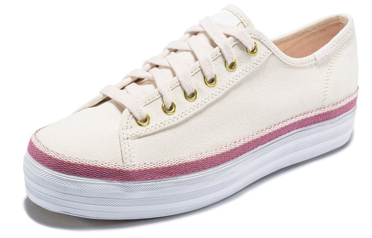 (W) Keds Triple Kick 'Beige Canvas' 圖 2