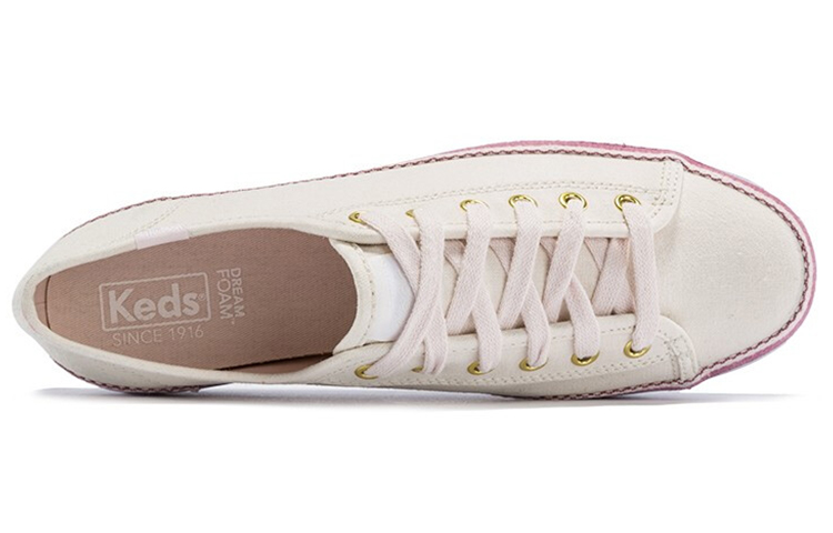 (W) Keds Triple Kick 'Beige Canvas' 圖 3