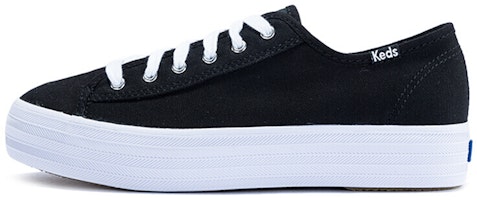 (Women) Keds Triple Kick 'Black Platform Canvas' WF57309 (Women) Keds Triple Kick 'Black Platform Canvas' WF57309