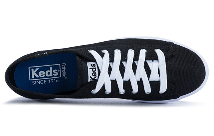 Shop (W) 케즈 트리플 킥 블랙 플랫폼 캔버스 (Keds Triple Kick Black Platform Canvas) WF57309