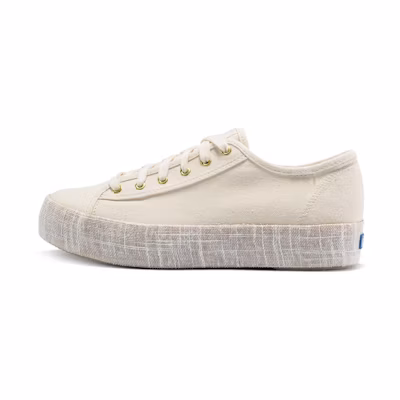 (W) Keds Triple Kick 'Burlap Natural'