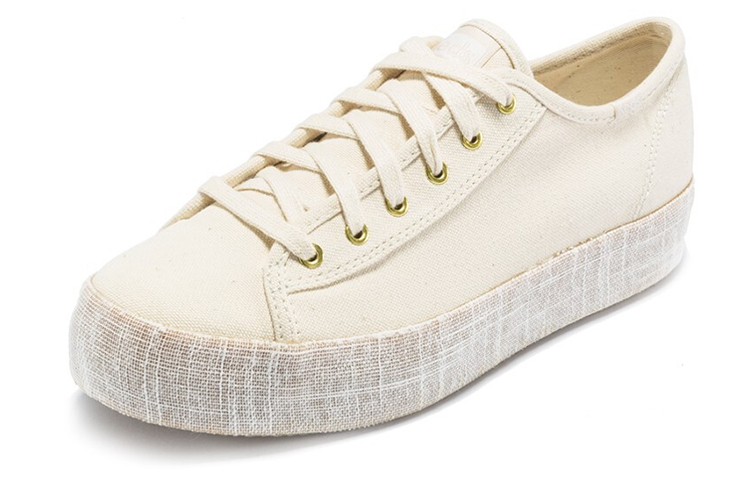 (W) Keds Triple Kick 'Burlap Natural' 圖 3