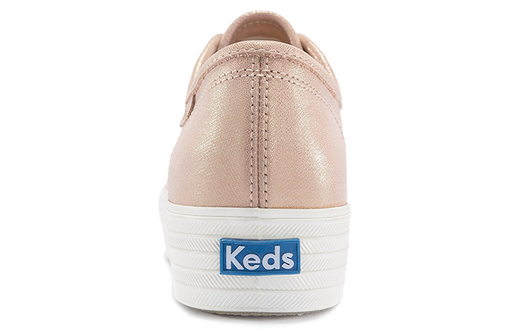 (W) Keds Triple Kick 'Iridescent Peach Pink Leather' 圖 4