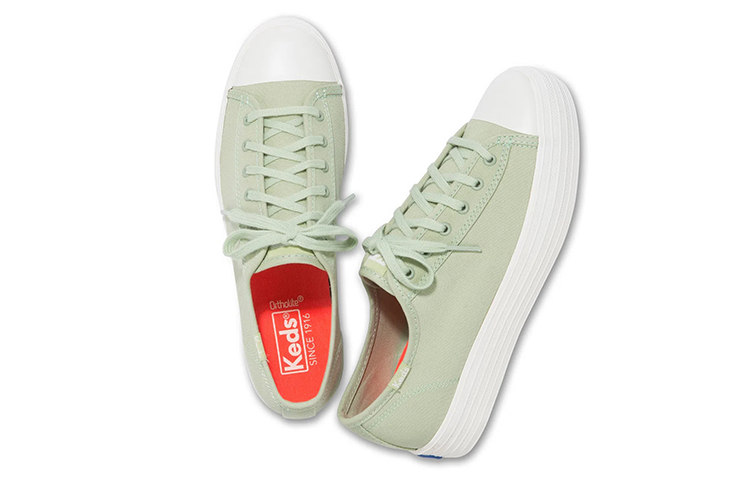 (W) Keds Triple Kick 'Light Green Colorblock' 圖 3