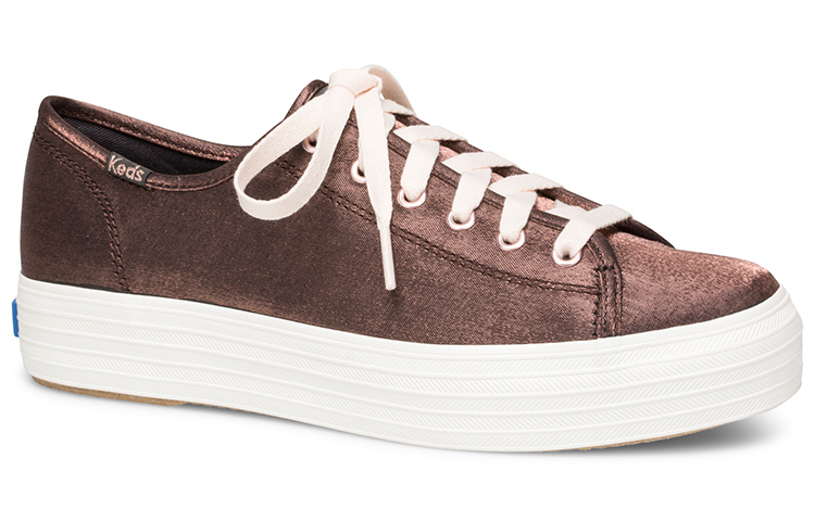 (W) Keds Triple Kick 'Metallic Shantung Dark Red' 圖 2