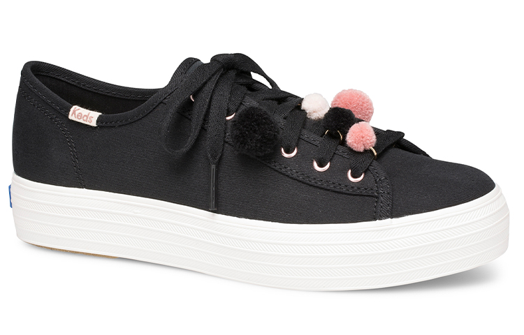 (W) Keds Triple Kick 'Pom Pom Black' 圖 2