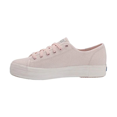 (W) Keds Triple Kick 'Scattered Lurex Light Pink'