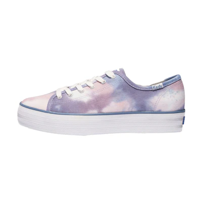 (W) Keds Triple Kick 'Tie Dye Organic Purple'