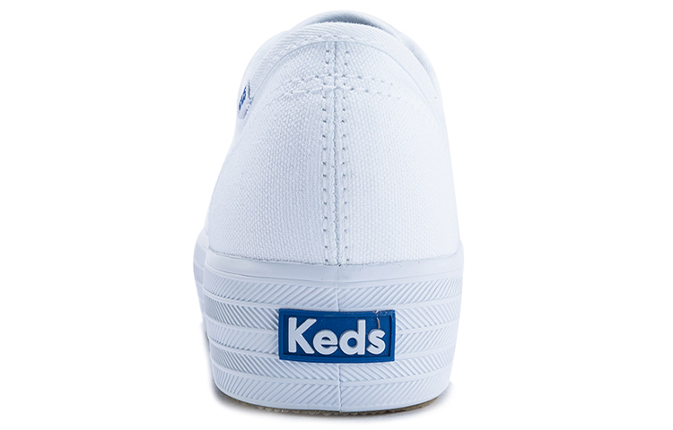 Shop Keds Triple Kick 厚底帆布鞋 女款 白色