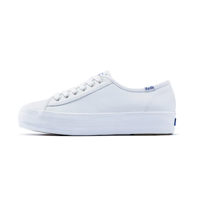(W) Keds Triple Kick 'White Platform Low'
