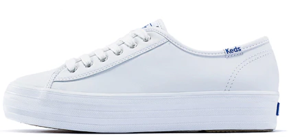 (Women) Keds Triple Kick 'White Platform Low' WH57310 (Women) Keds Triple Kick 'White Platform Low' WH57310