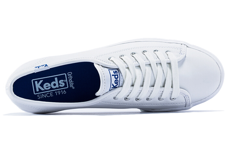 Lookbook (W) Keds Triple Kick 'Putih Platform Rendah' WH57310